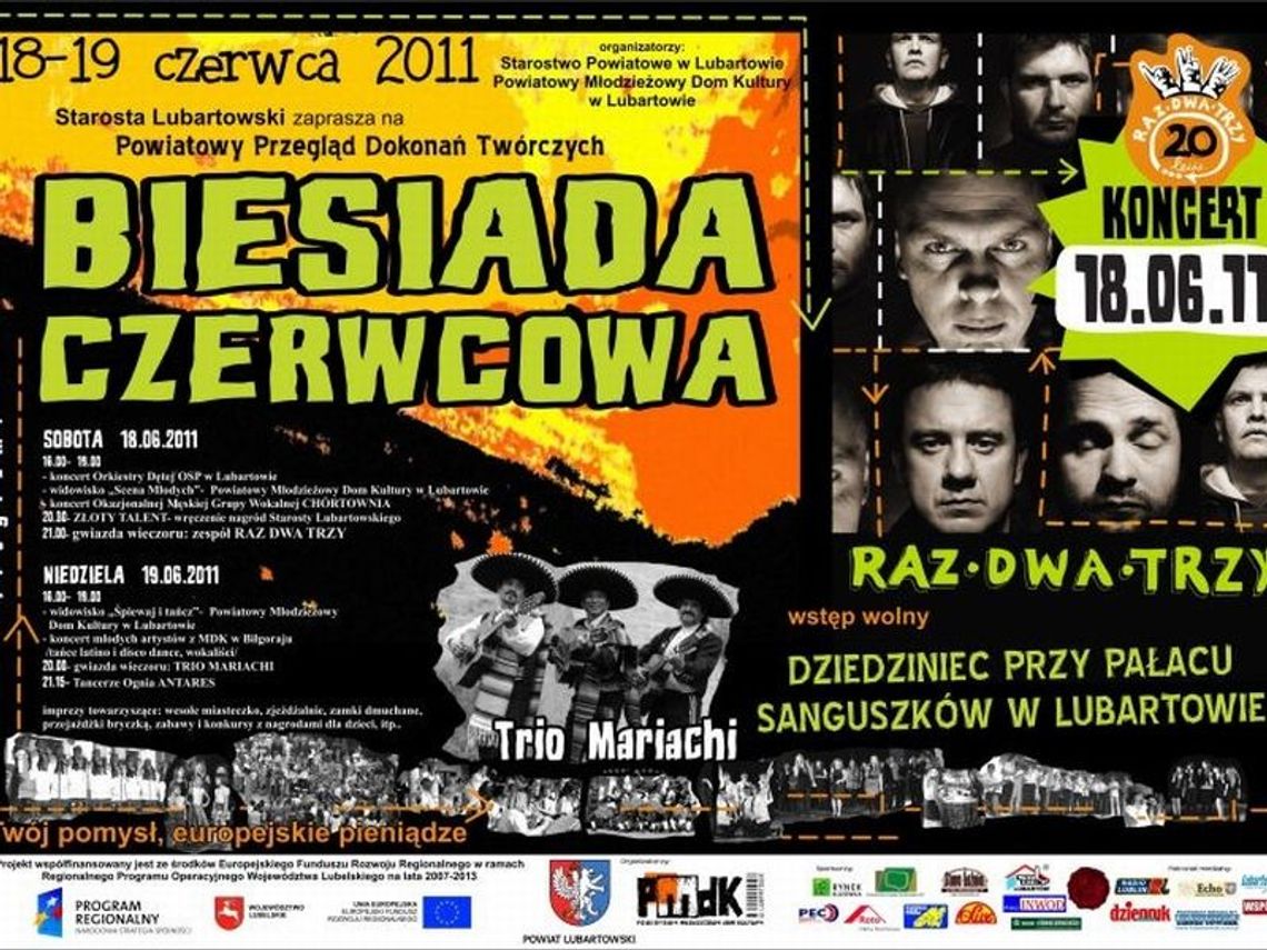 RAZ DWA TRZY na Biesiadzie w Lubartowie