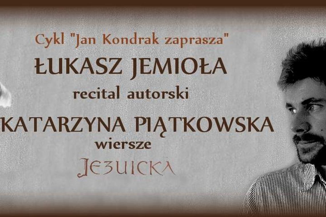 Recital autorski w restauracji Jezuickiej