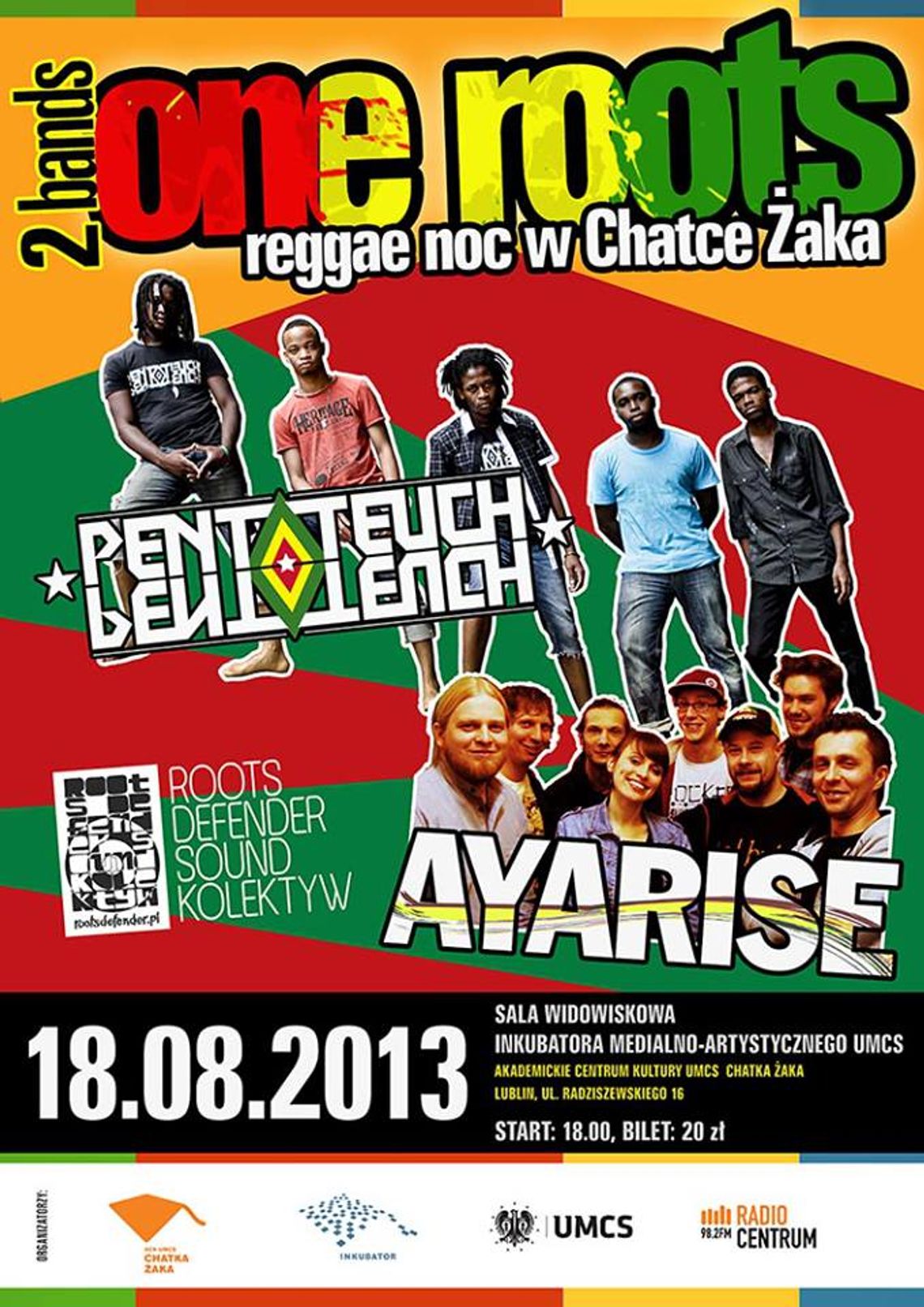 Reggae noc w Chatce Żaka. Pentateuch i aYarise