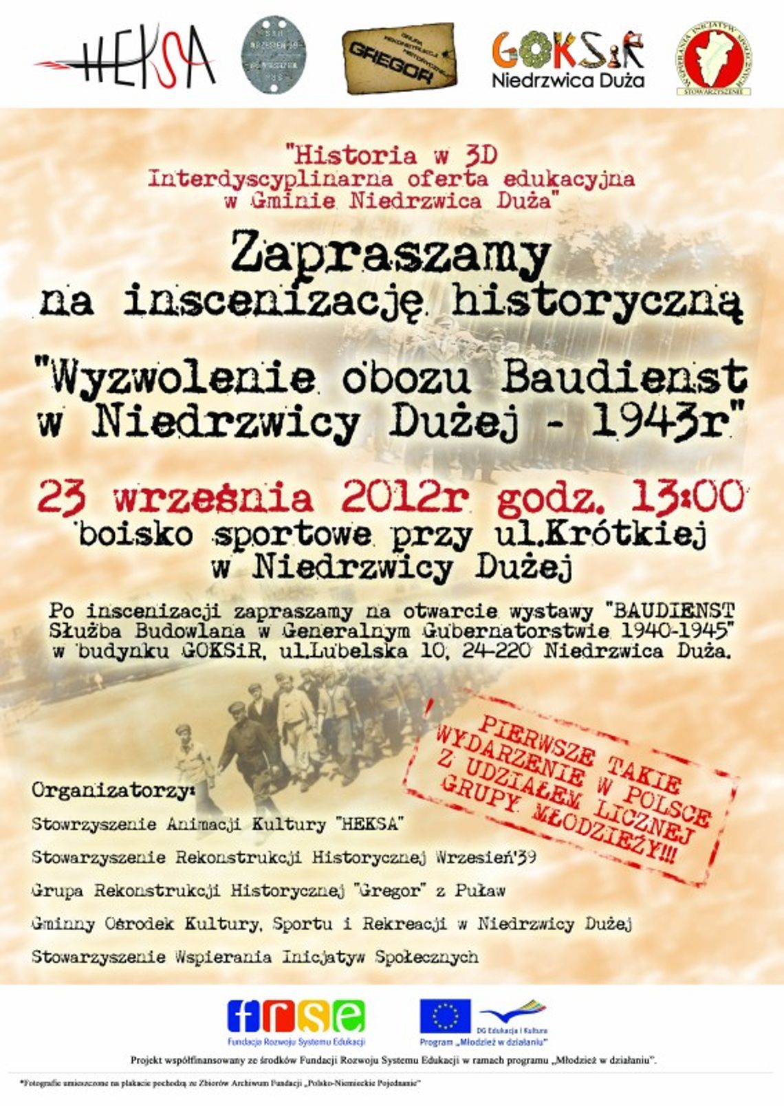 Rekonstrukcja historyczna w Niedrzwicy Dużej