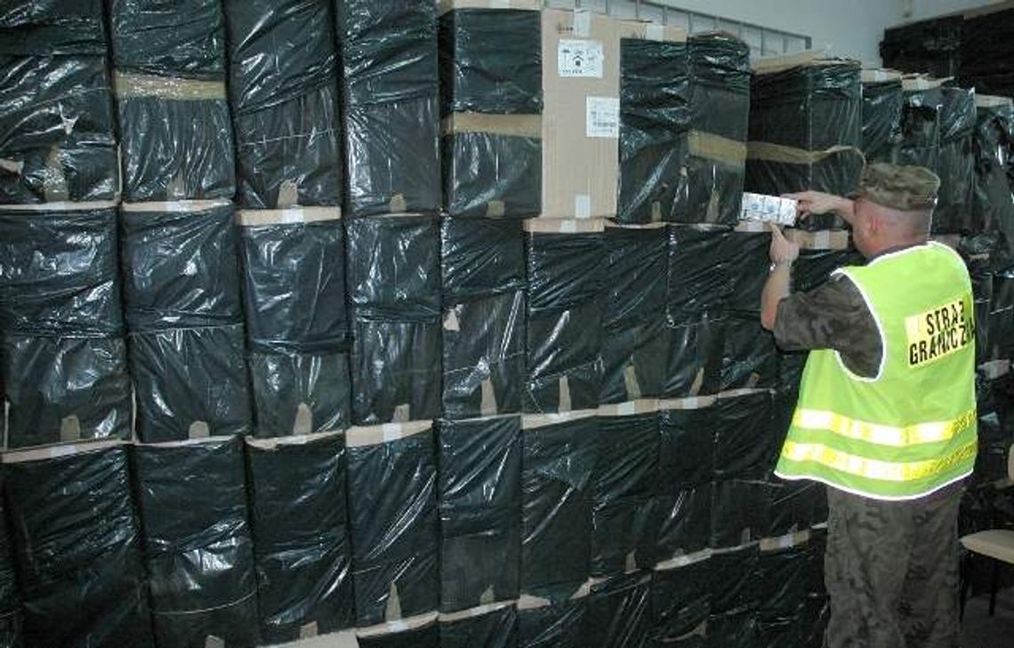 Rekordowy przemyt papierosów. Blisko 1,5 miliona sztuk Rekordowy przemyt papierosów. Blisko 1,5 miliona sztuk