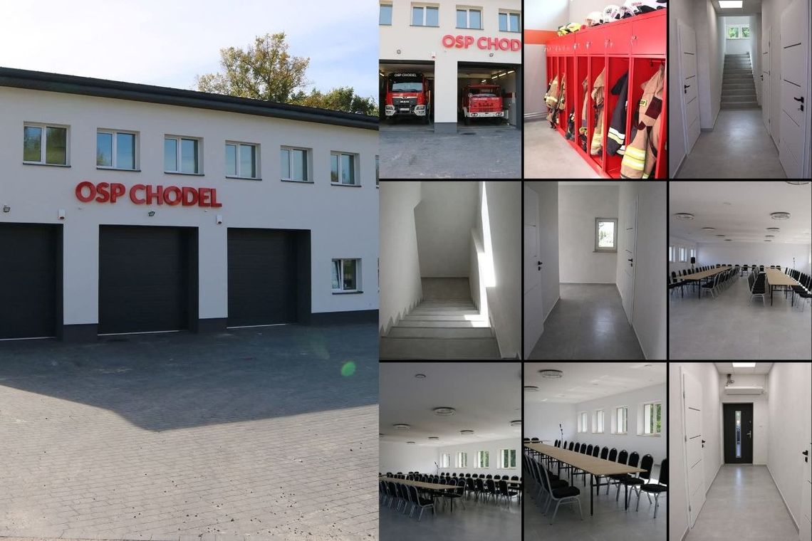Remiza OSP Chodel po modernizacji. Zakres prac znacznie większy niż planowano Remiza OSP Chodel po modernizacji. Zakres prac znacznie większy niż planowano