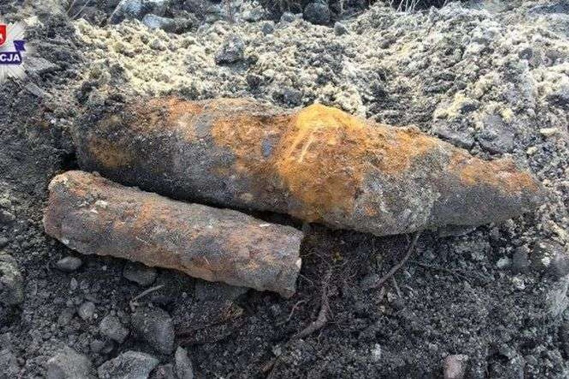 Remontowali linię kolejową. Znaleźli pocisk z czasów wojny 