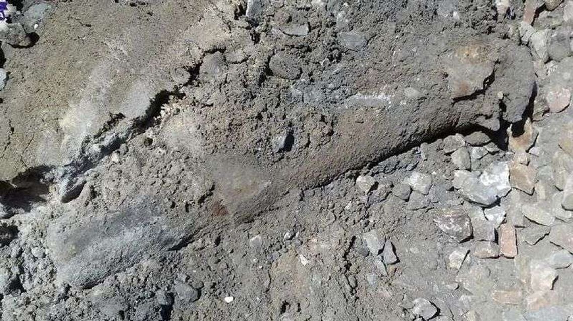 Remontowali tory, znaleźli pocisk rakietowy 