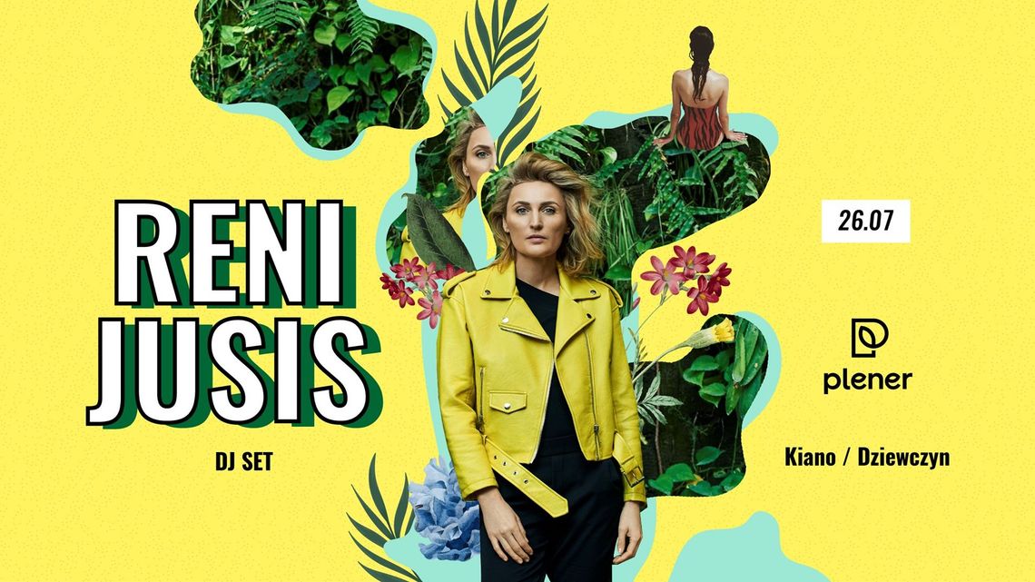 Reni Jusis stanie za konsolą w klubie Plener