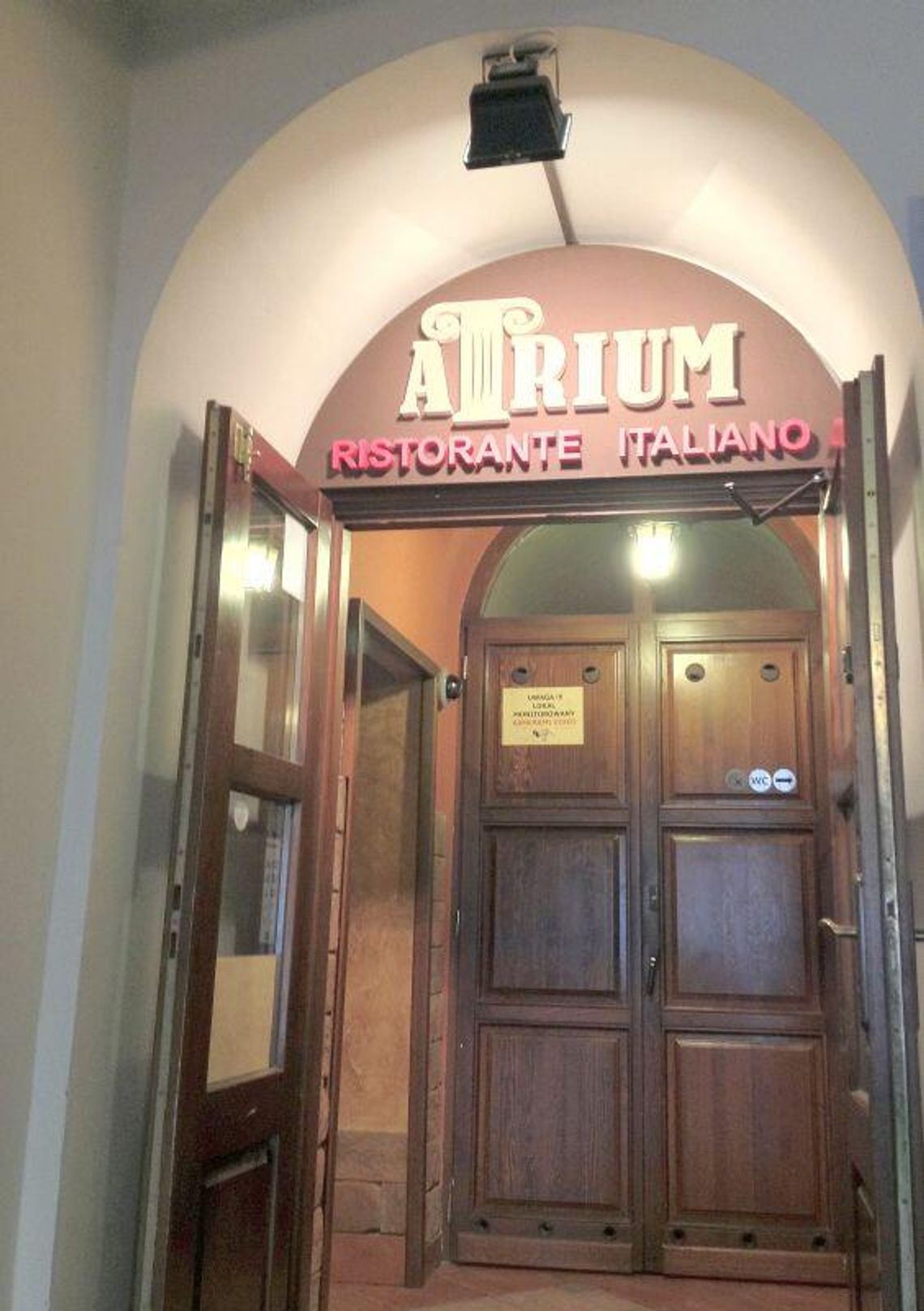 Restauracja Atrium. Recenzja