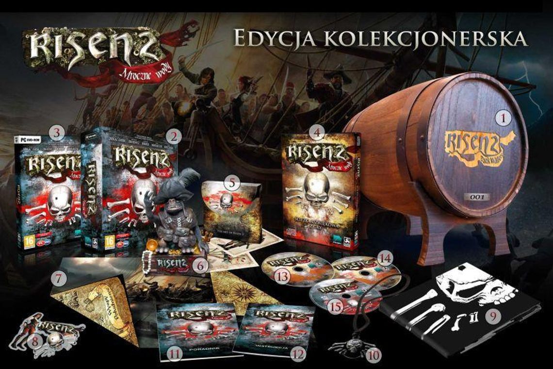 Risen 2: Mroczne wody. Edycja Kolekcjonerska z wielką beczką