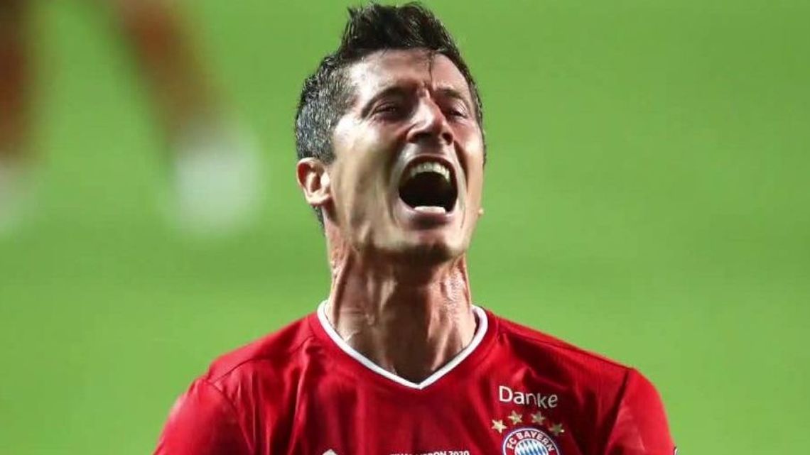 Robert Lewandowski na podium klasyfikacji najlepszych strzelców Ligi Mistrzów