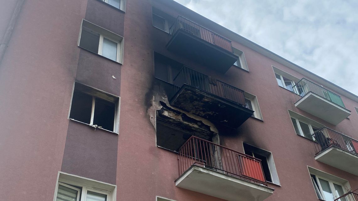 Robert skoczył. Aż łupnęło – relacje świadków z nocnego pożaru w Lublinie [zdjęcia]