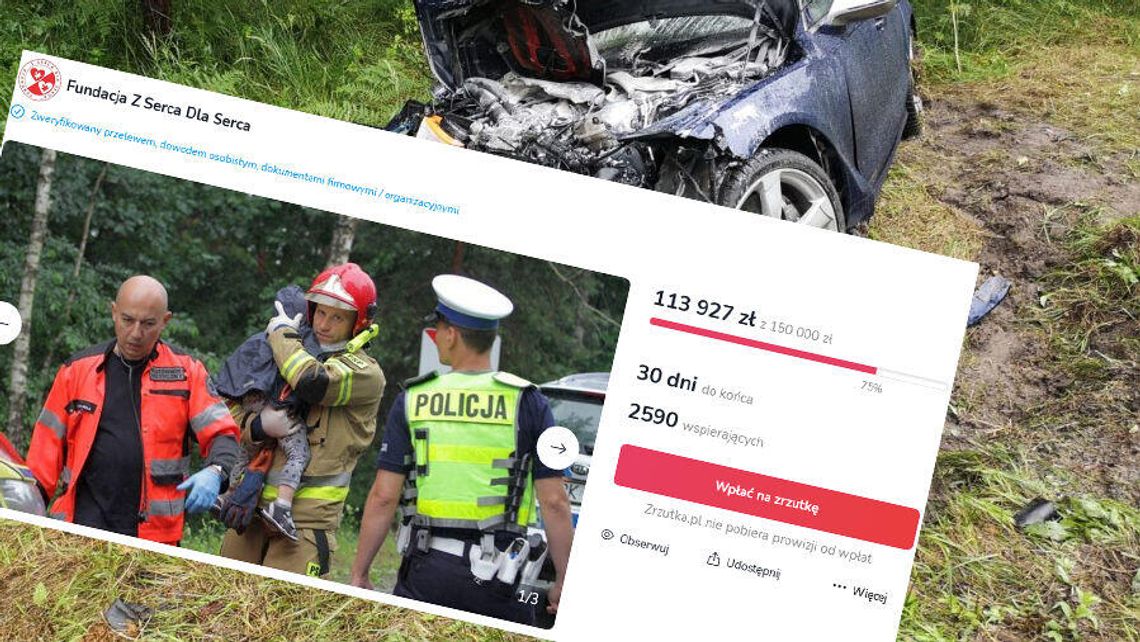 Rodzice trójki małych dzieci zginęli w strasznym wypadku. Jest zbiórka pieniędzy