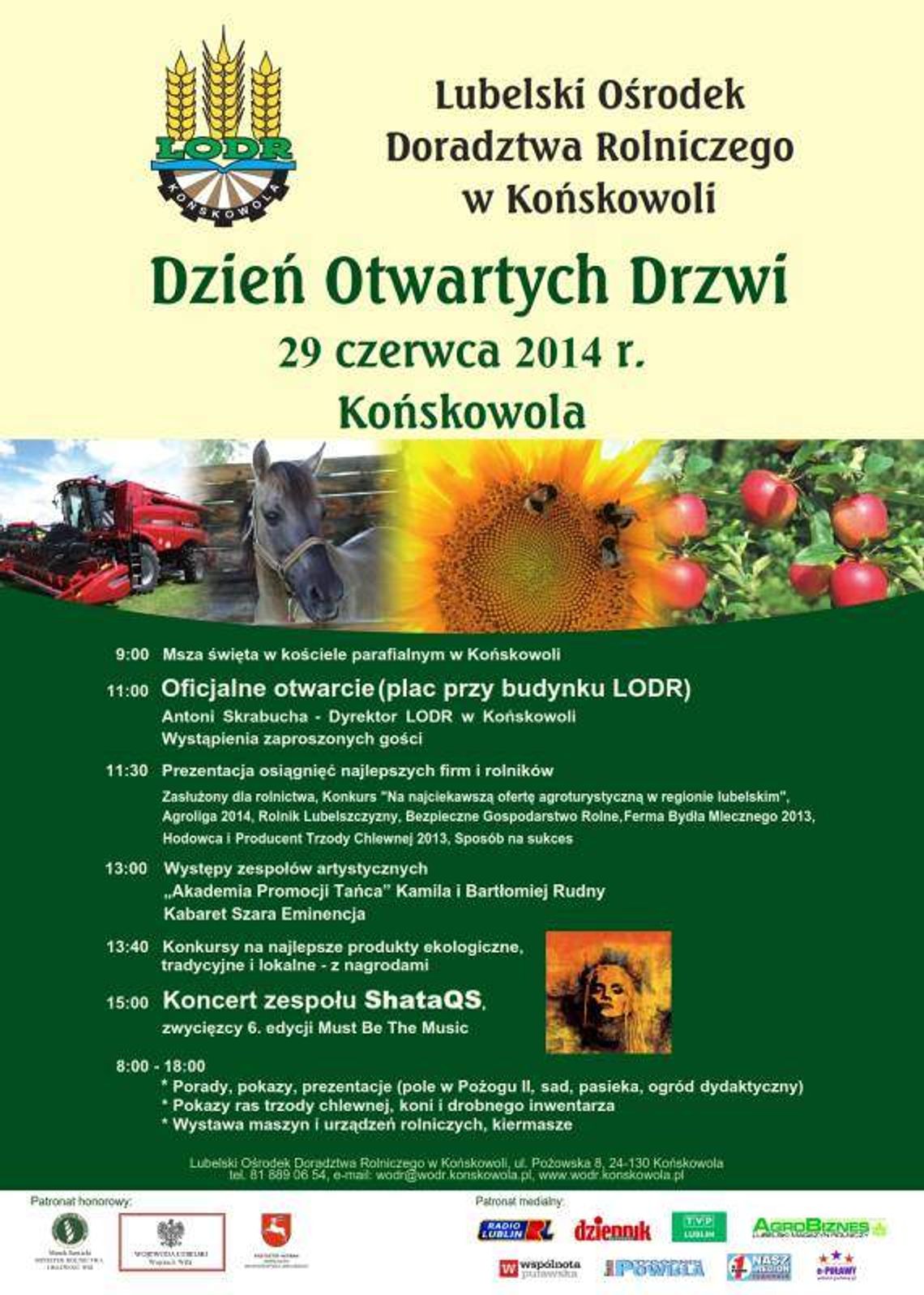 Rolnicze święto w niedzielę w Końskowoli. Prezentacje i pokazy Rolnicze święto w niedzielę w Końskowoli. Prezentacje i pokazy