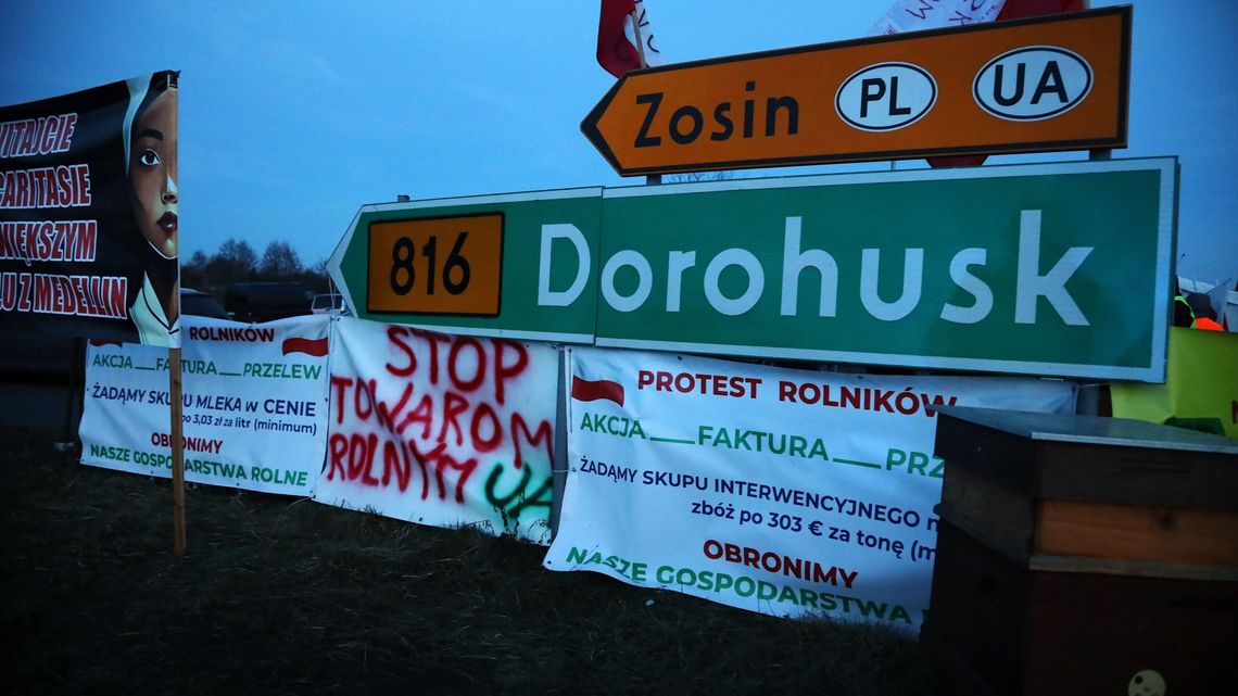 Rolniczy protest w Dorohusku rozwiązany Rolniczy protest w Dorohusku rozwiązany