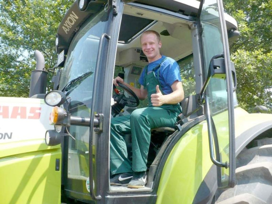 Rolnik idzie do szkoły