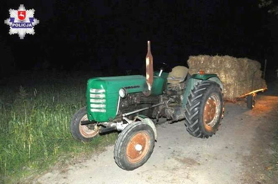 Rolnik wpadł pod przyczepę ciągnika. Miał 4 promile alkoholu