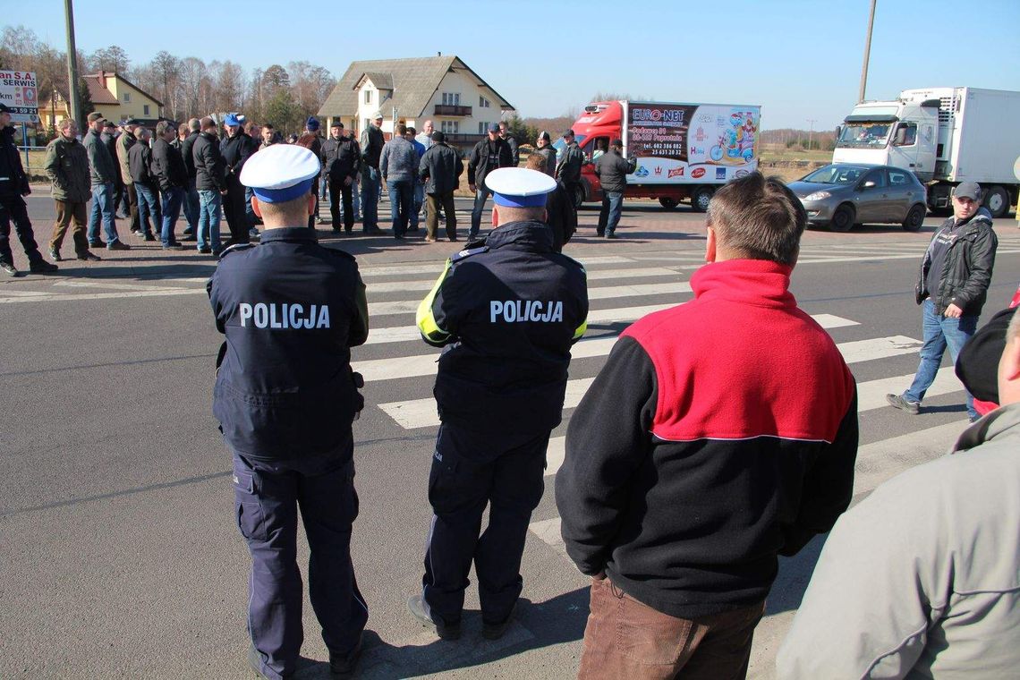 Rolnikom nie udało się zablokować przejścia granicznego w Koroszczynie (zdjęcia)