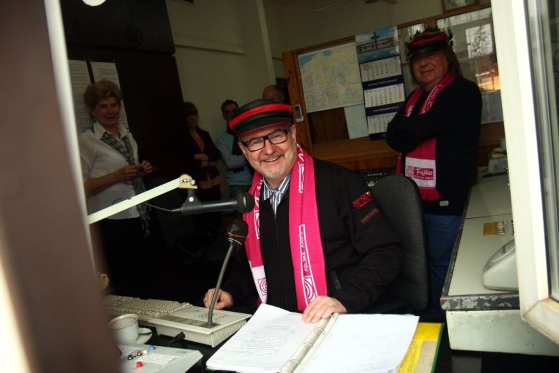 Romuald Lipko i Hirek Wrona zapowiadali pociągi Romuald Lipko i Hirek Wrona zapowiadali pociągi