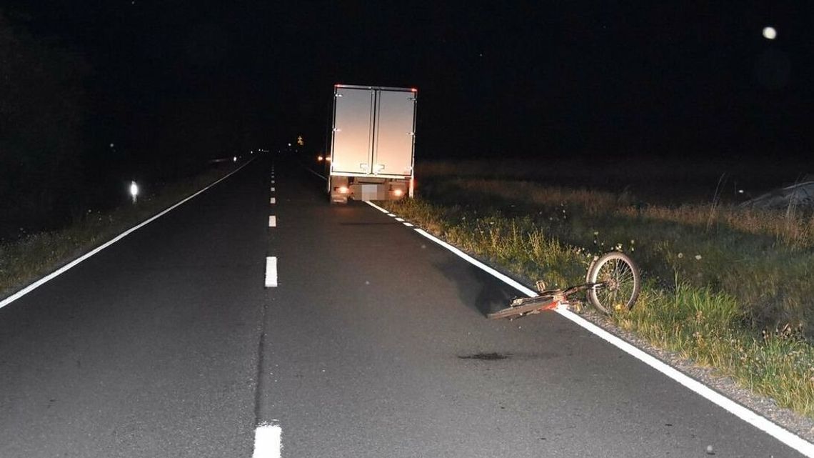 Rower bez oświetlenia, rowerzystka pijana. To nie mogło się dobrze skończyć