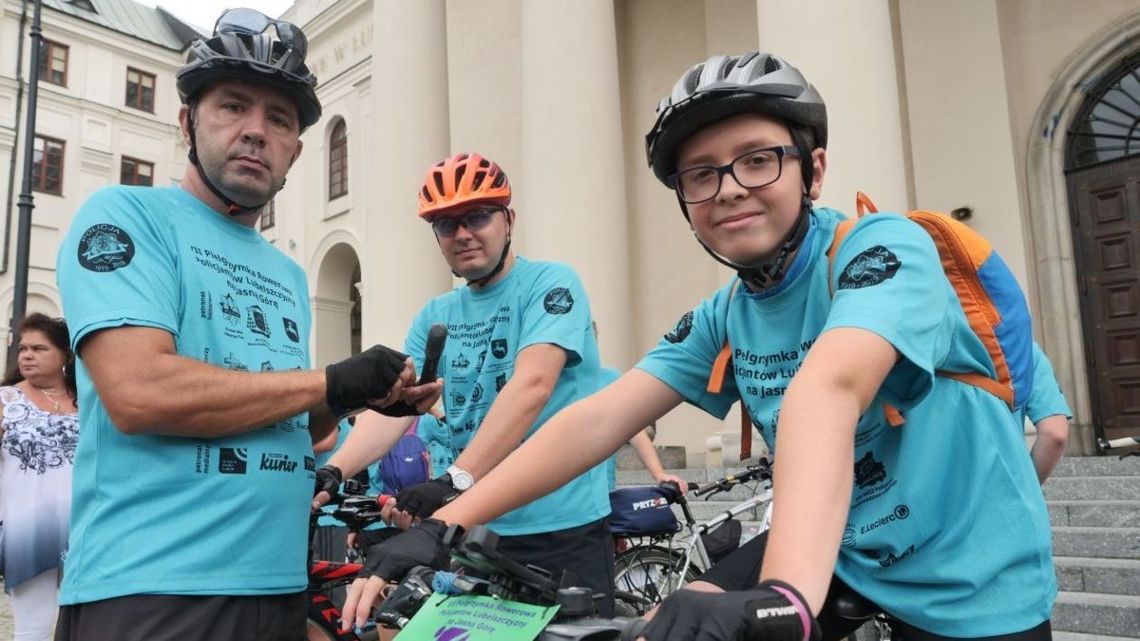Rowerem na Jasną Górę. Pielgrzymka policjantów z Lublina [zdjęcia]