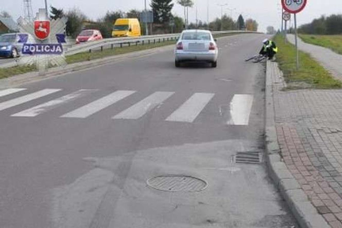 Rowerzystka potrącona na przejściu dla pieszych Rowerzystka potrącona na przejściu dla pieszych