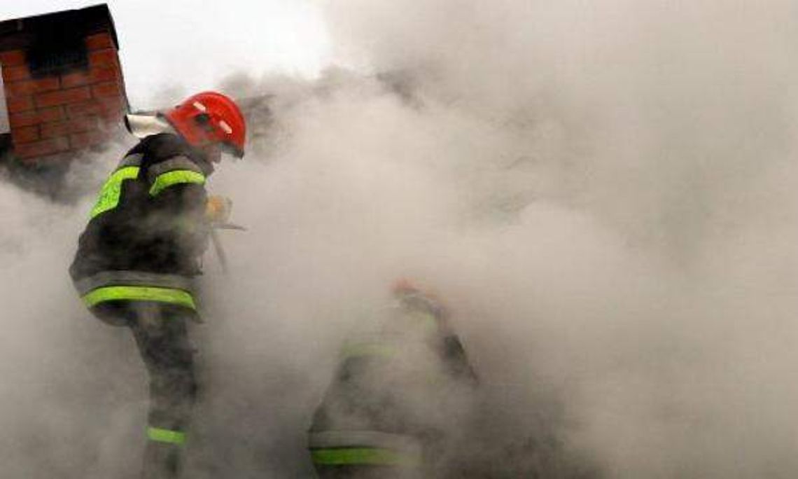 Różaniec Kolonia: Pożar domu i stodoły