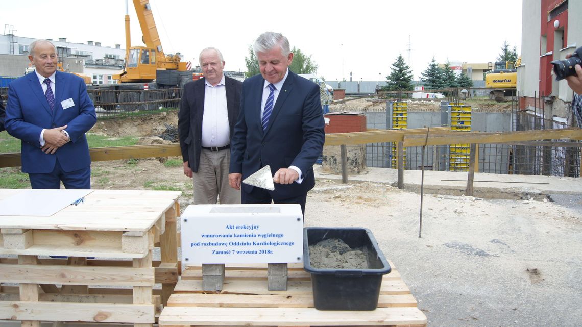 Rozbudowa Oddziału Kardiologicznego w zamojskim szpitalu wojewódzkim Rozbudowa Oddziału Kardiologicznego w zamojskim szpitalu wojewódzkim