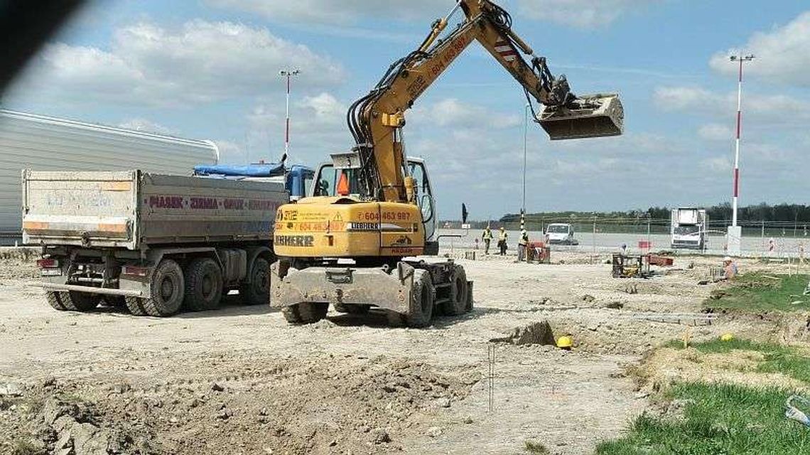 Rozbudowa Portu Lotniczego Lublin. Prace budowlane potrwają do końca listopada