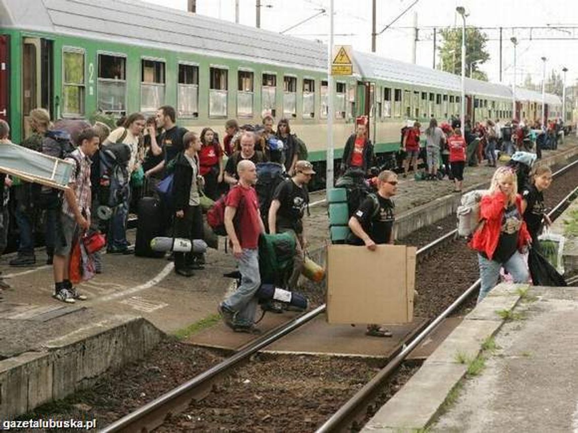 Rozkład jazdy pociągów Woodstock 2012