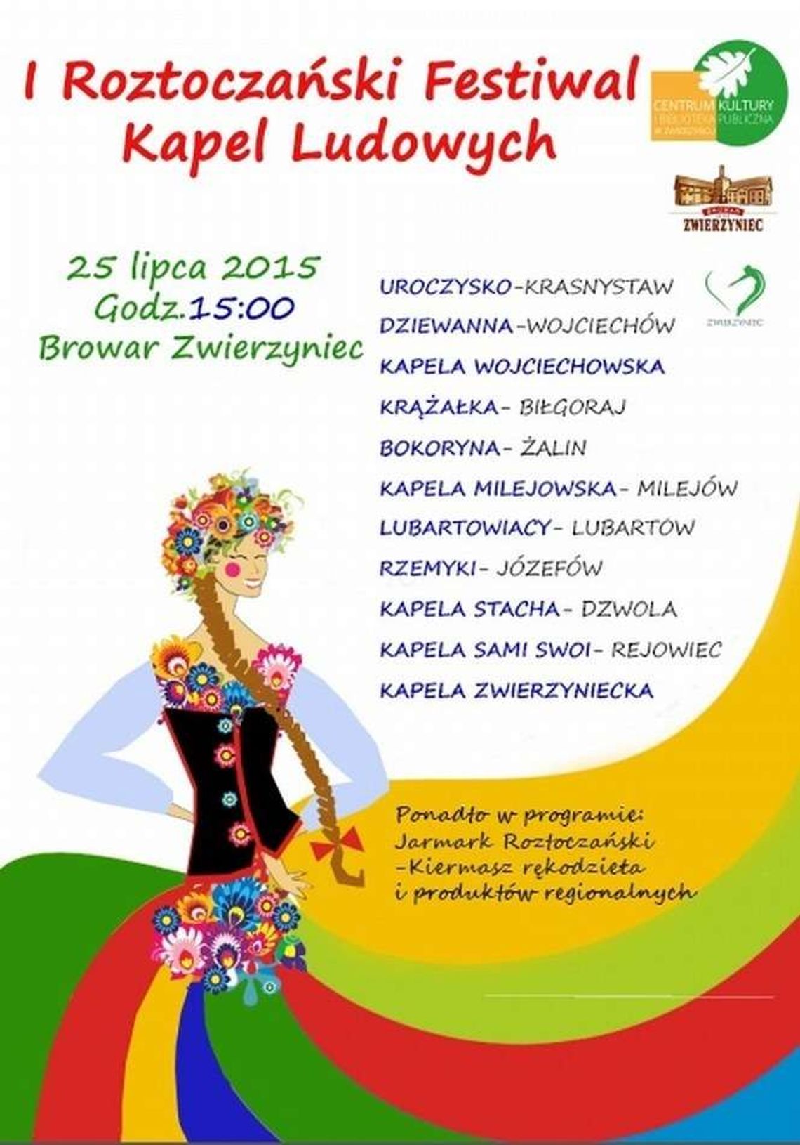 Roztoczański Festiwal Kapel Ludowych w Zwierzyńcu