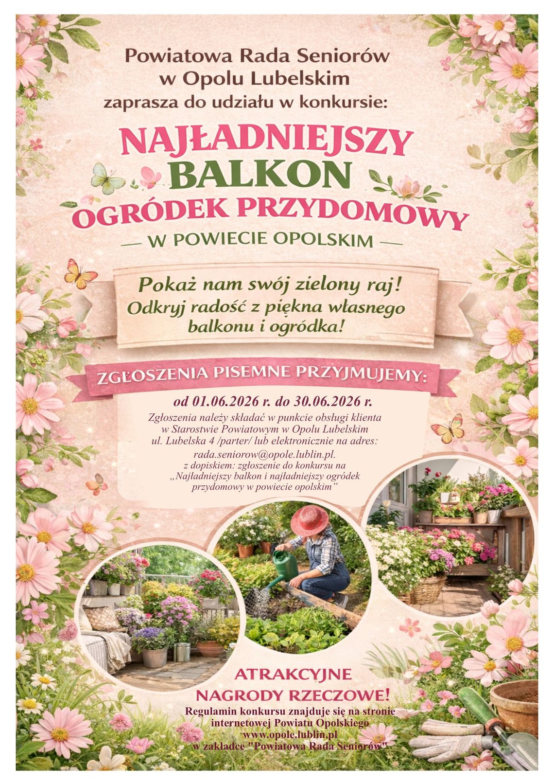 Rusza konkurs na najładniejszy balkon i ogródek w powiecie Opolskim