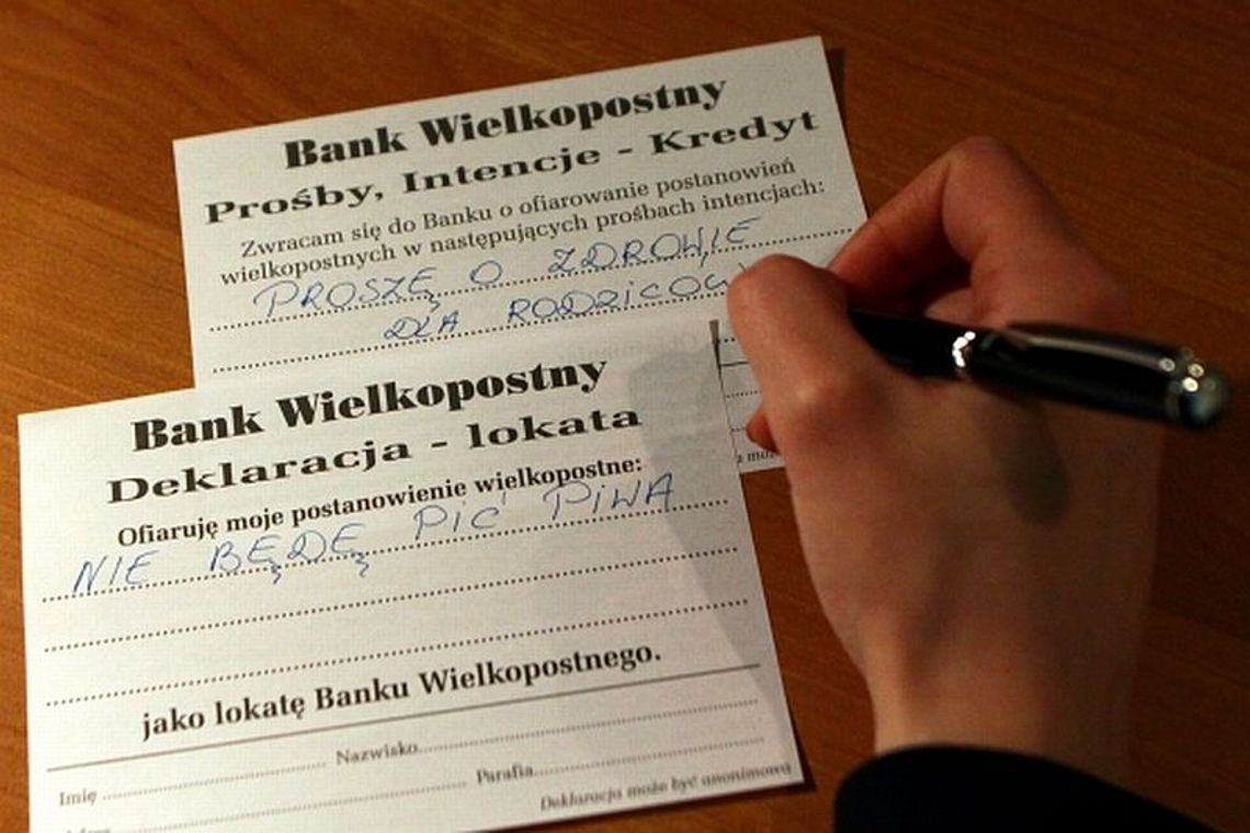 Ruszył Bank Wielkopostny: \"Za tatę, żeby nie pił\" Ruszył Bank Wielkopostny: \"Za tatę, żeby nie pił\"