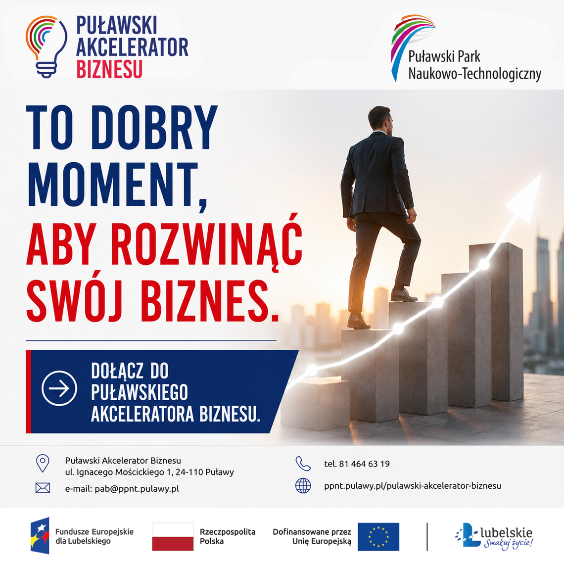 Ruszył nabór do Puławskiego Akceleratora Biznesu. Nawet 12 miesięcy wsparcia dla młodych firm z województwa lubelskiego