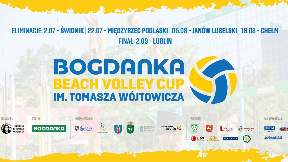 Ruszyły zapisy do Bogdanka Beach Volley Cup im. Tomasza Wójtowicza. Świdnik na początek, finał w Lublinie