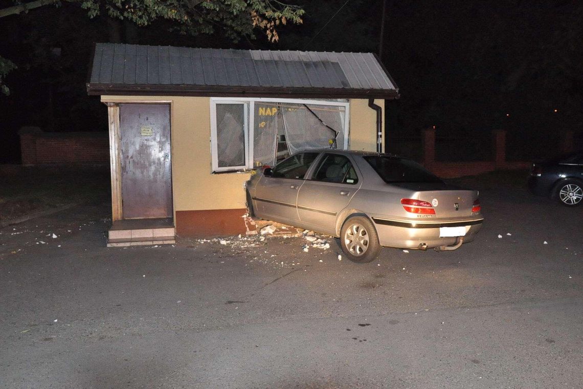 Ryki: 16-letni kierowca wjechał w zakład szewski (zdjęcia)