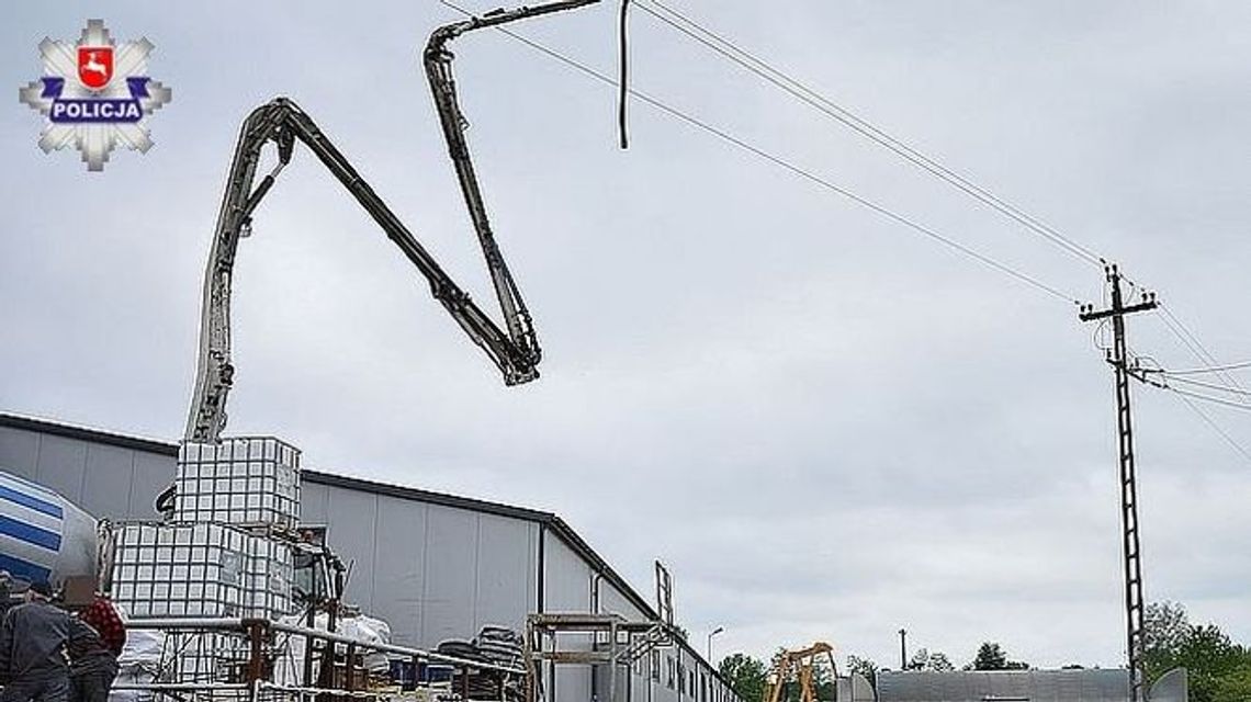 Ryki: Wylewał beton z betoniarki, poraził go prąd. 42-latek w szpitalu Ryki: Wylewał beton z betoniarki, poraził go prąd. 42-latek w szpitalu