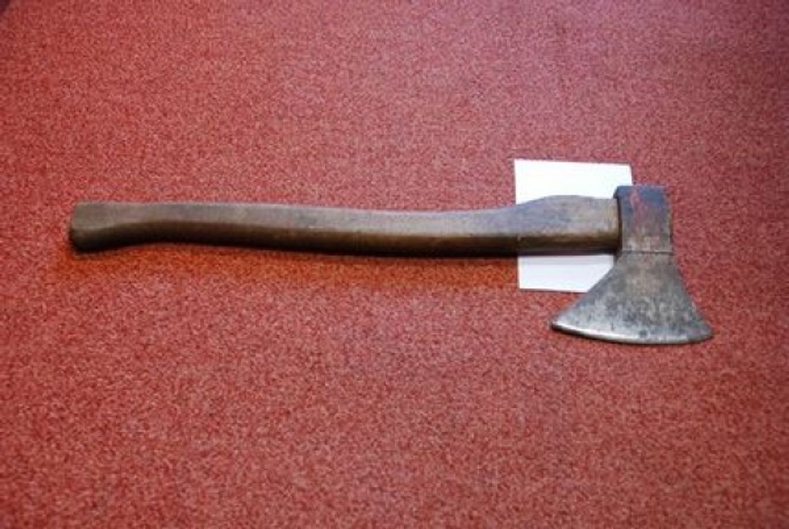 Ryki: Z siekierą na policjantów