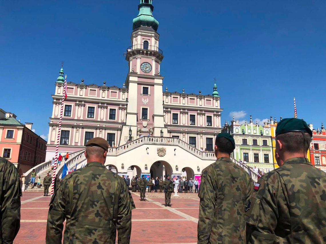 Rynek Wielki Zamość Wojsko
