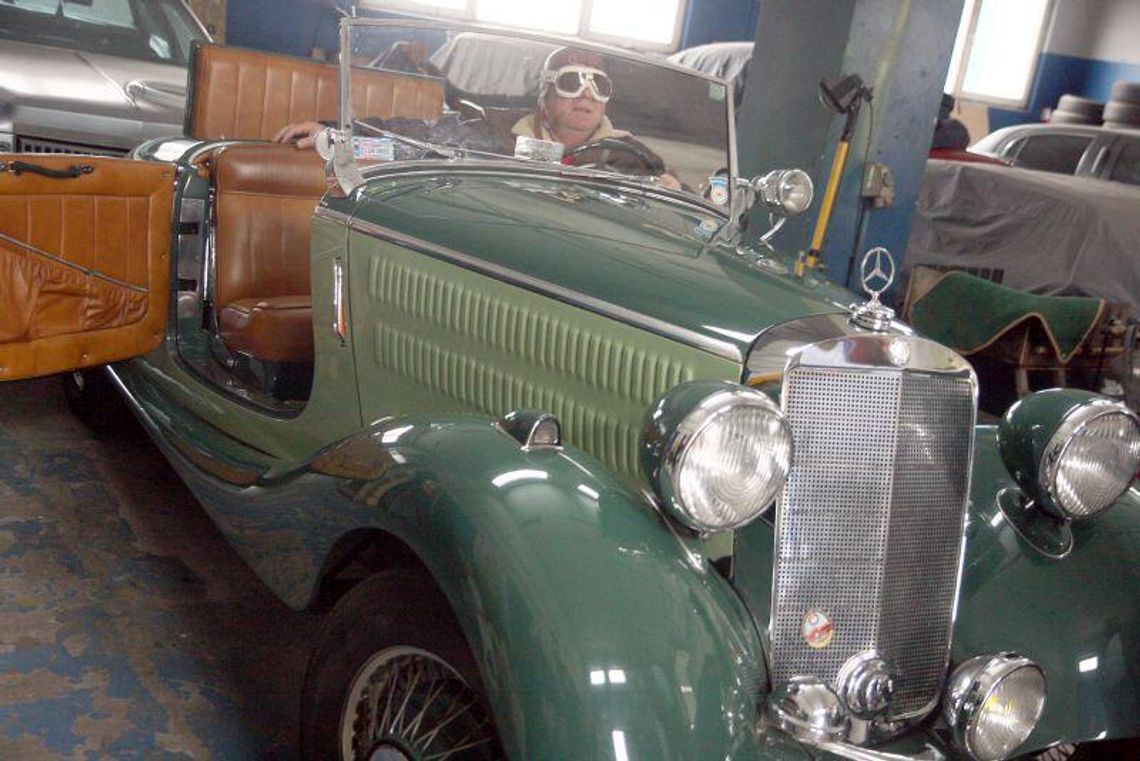 Ryszard Dziewa i mercedes V170 roadster z 1938 roku. Brylant w rodzinie (wideo)