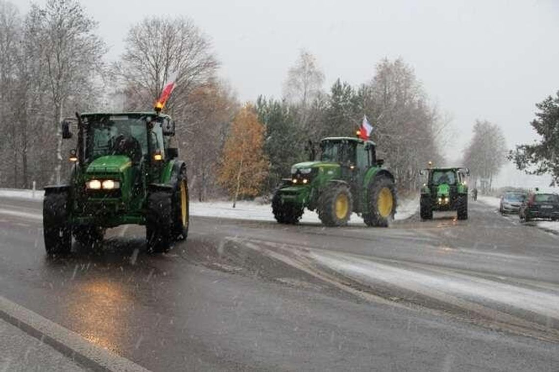 "Rząd chyba czeka aż sami pozdychamy". Hodowcy znowu protestują na drodze