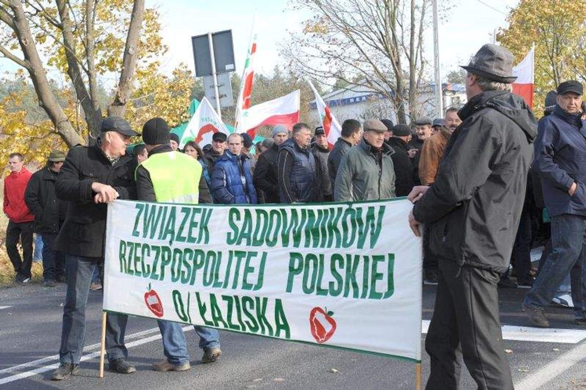 Sadownicy znowu wyjdą na drogi i będą protestować