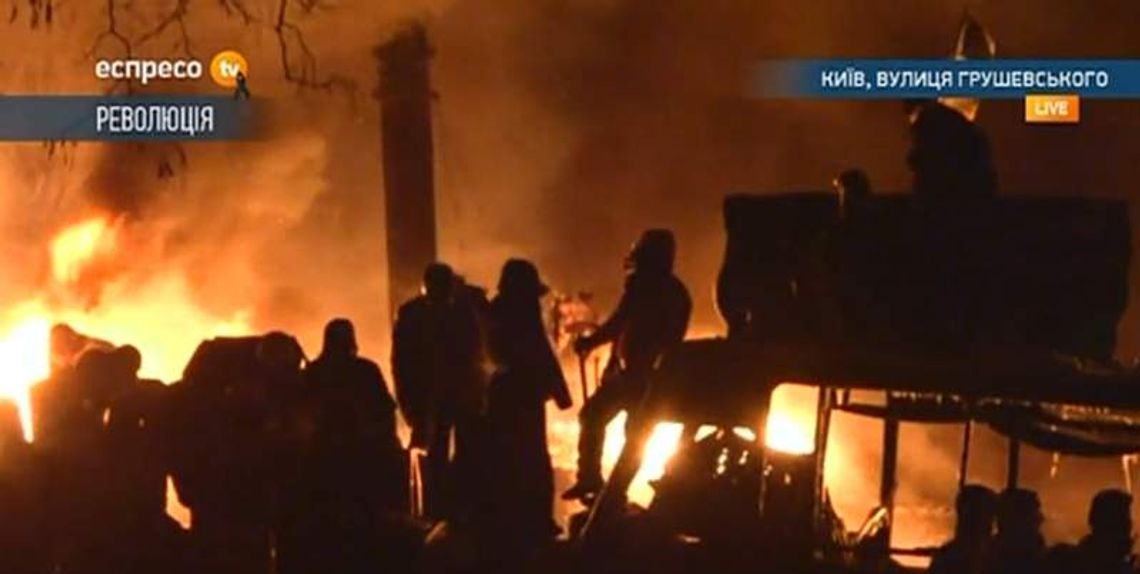 Sądy aresztowały protestujących w Kijowie. Rozejm zerwany, nocne starcia