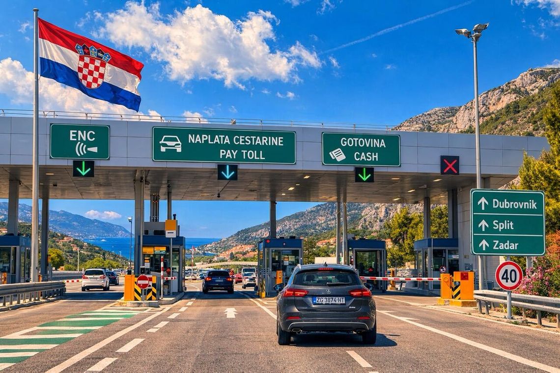 Samochodem na wakacje 2026 — autostrady, mandaty i koszty podróży w Chorwacji i Hiszpanii