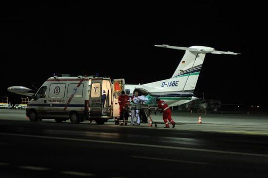 Samolot z rannymi wylądował na lotnisku Lublin (zdjęcia) Samolot z rannymi wylądował na lotnisku Lublin (zdjęcia)