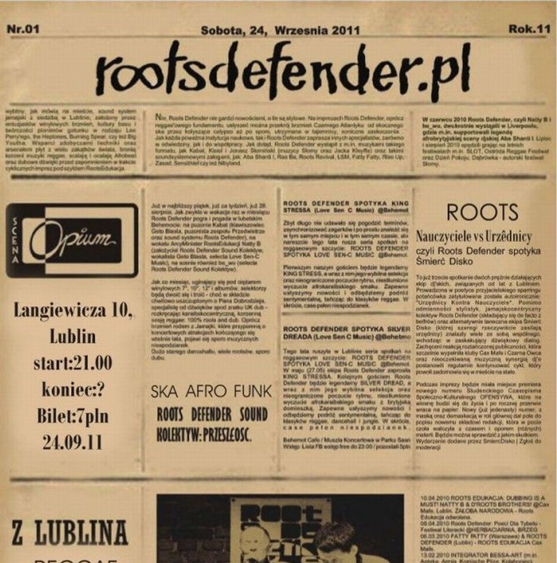 Scena Opium: Z Jamajki na strych