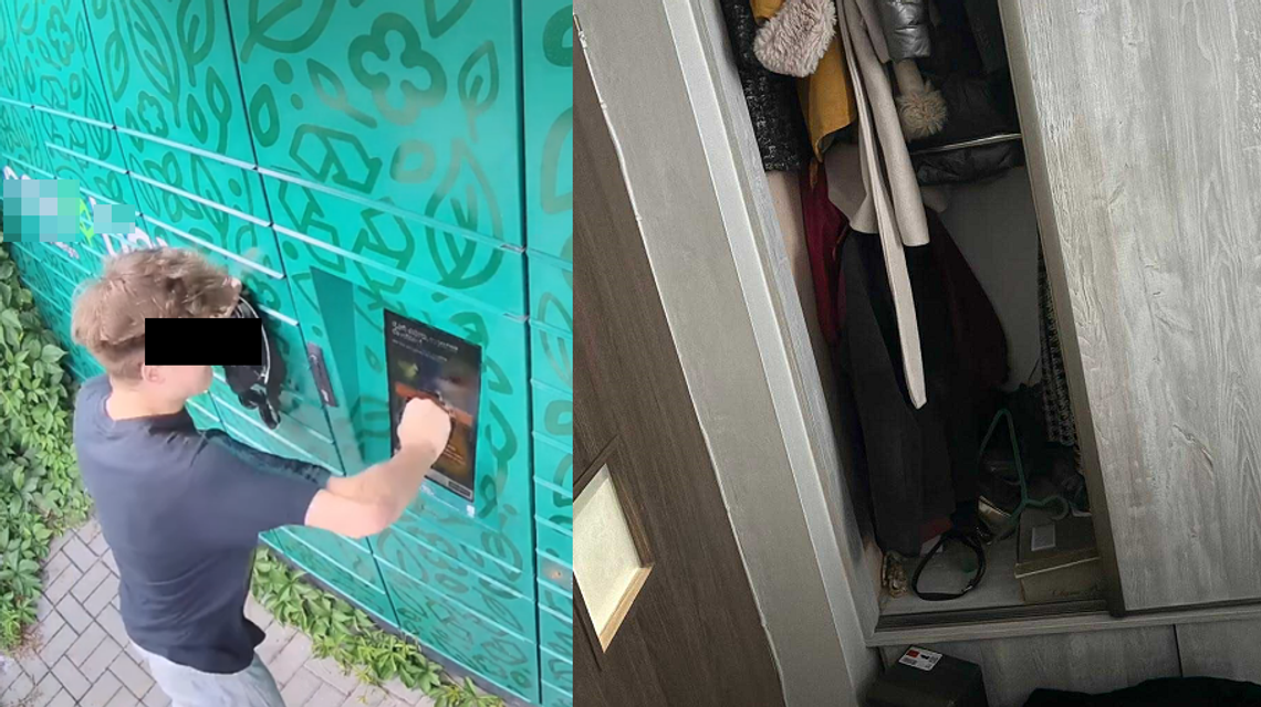 Schował się w szafie przed policjantami – odpowie za zniszczenie paczkomatu Schował się w szafie przed policjantami – odpowie za zniszczenie paczkomatu