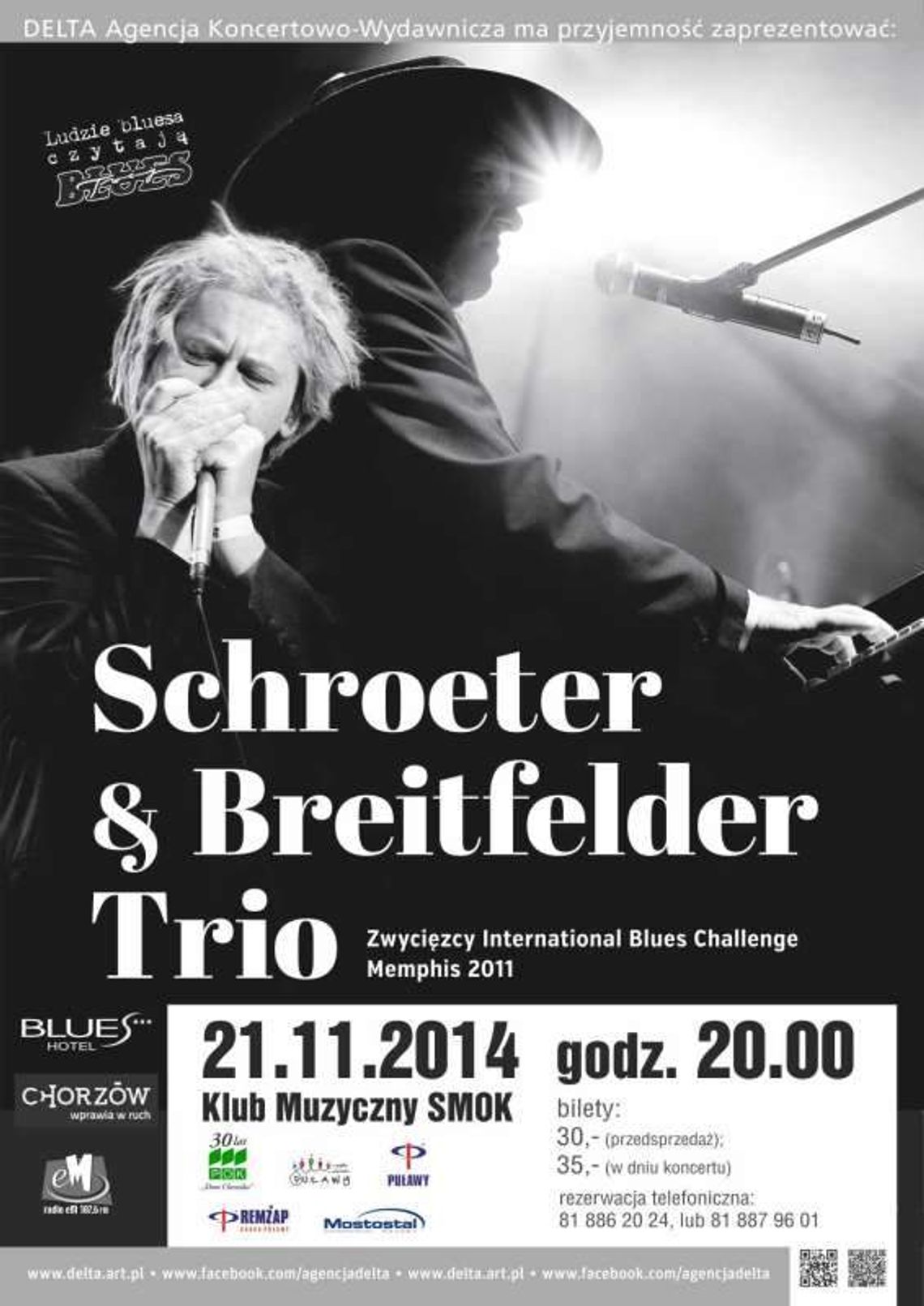 Schroeter & Breitfelder Trio w klubie Smok w Puławach