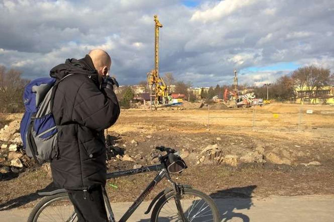 Ścieżka nad Bystrzycą. Dzisiaj dali jeszcze pojeździć
