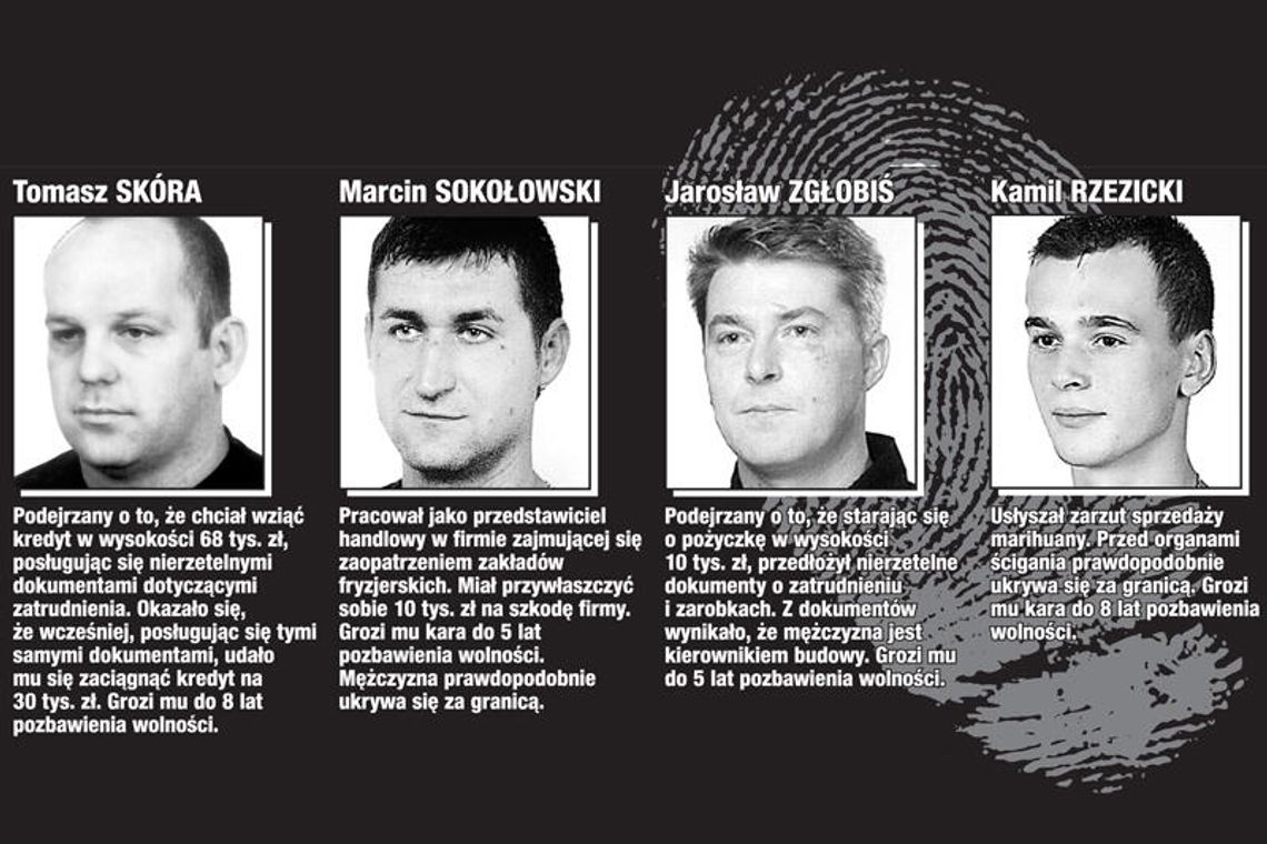 Ścigani listem gończym to nie tylko najgroźniejsi bandyci