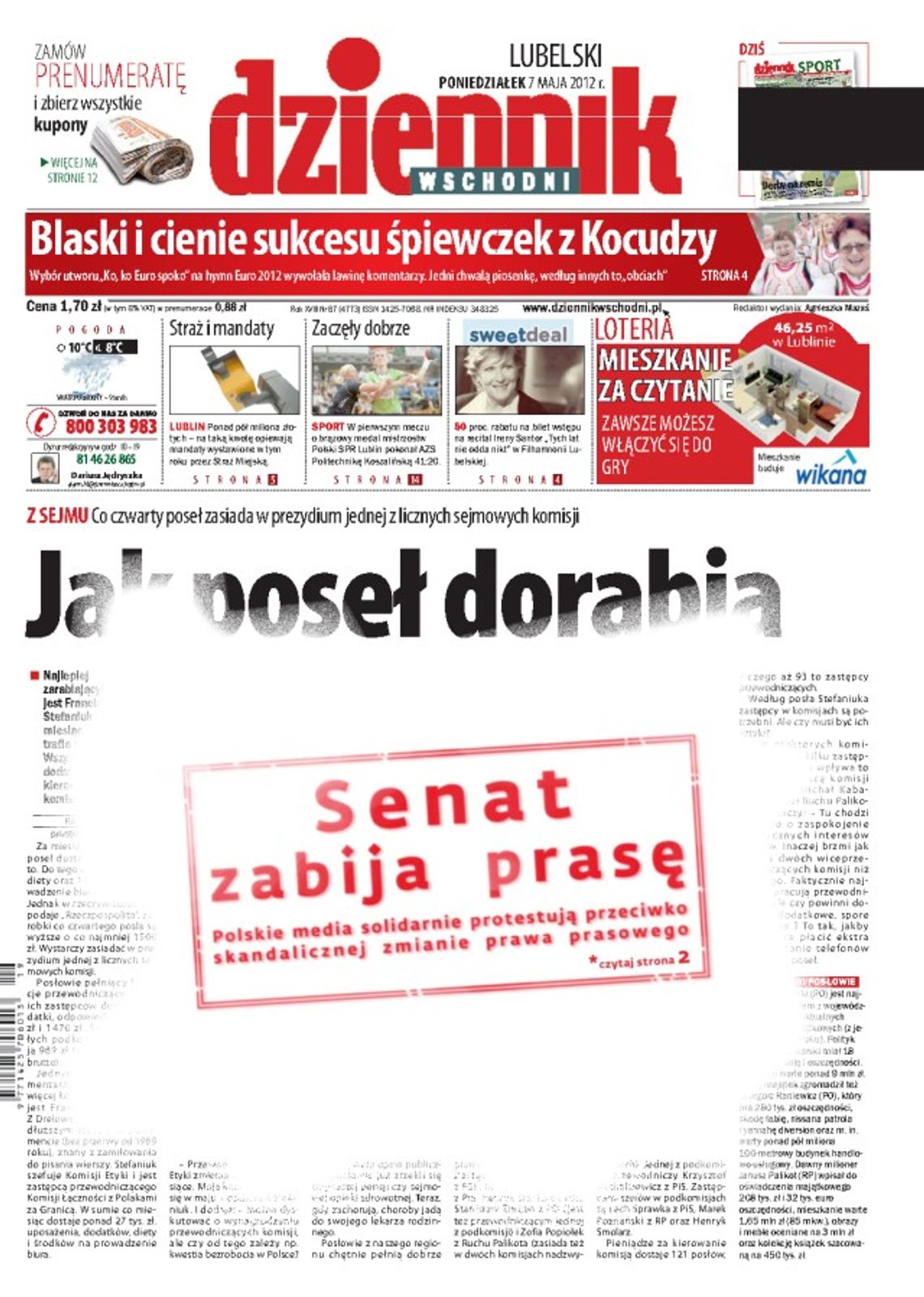 Senat zabija prasę. Do Senatorów RP