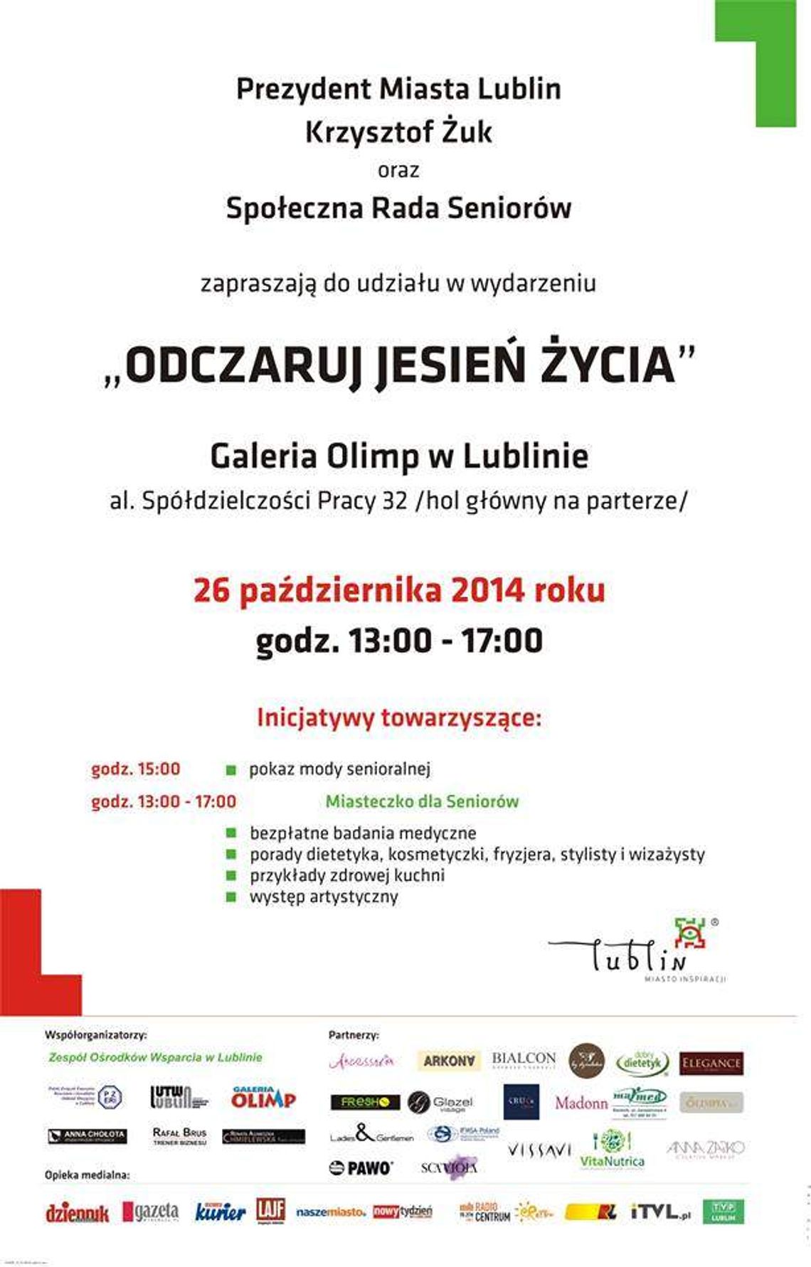 Seniorzy na wybiegu. Pokaz w Galerii Olimp Seniorzy na wybiegu. Pokaz w Galerii Olimp