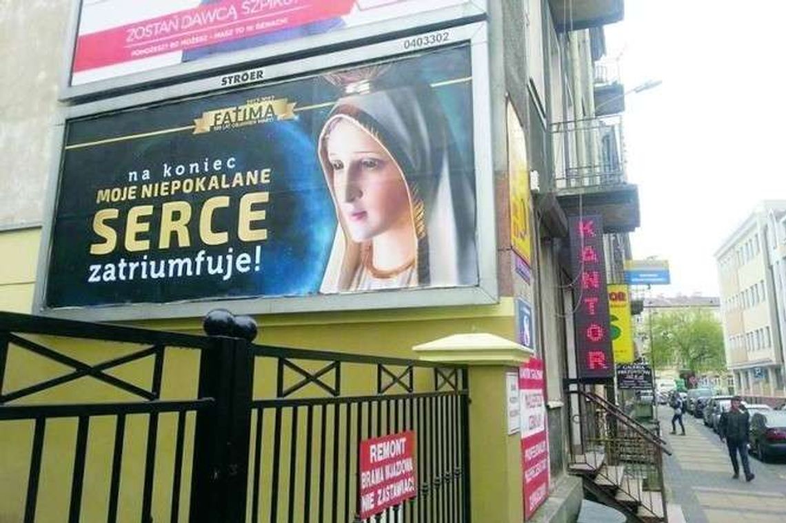 Setna rocznica objawień fatimskich. Akcja billboardowa i uroczystości w Lublinie